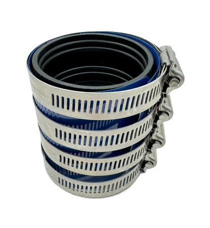 Heavy Duty No Hub Coupling, Available in 2", 3", 4"