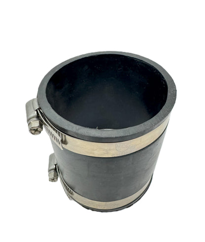 Flexible Coupling with Stainless Steel Clamps (Rubber Coupling)- Multiple Sizes Available
