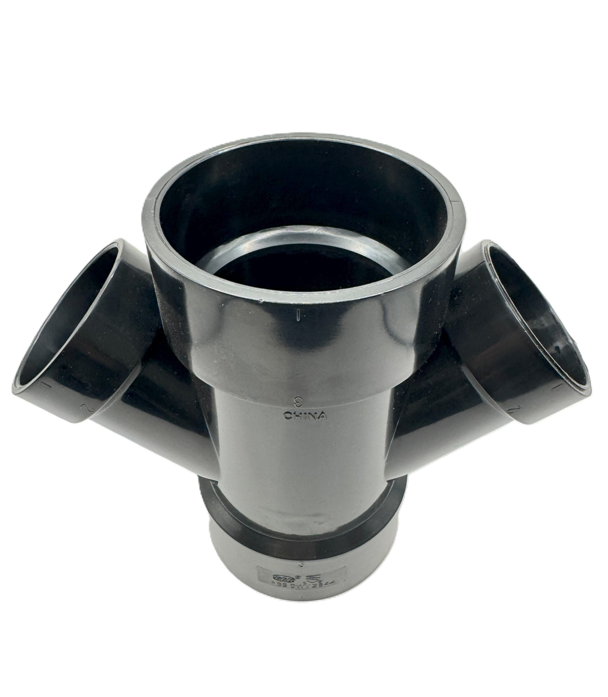 3x3x2x2 ABS Double WYE Reducing  – Magnum Plumbing Wholesale | UPC certified fitting for ABS/DWV plumbing systems