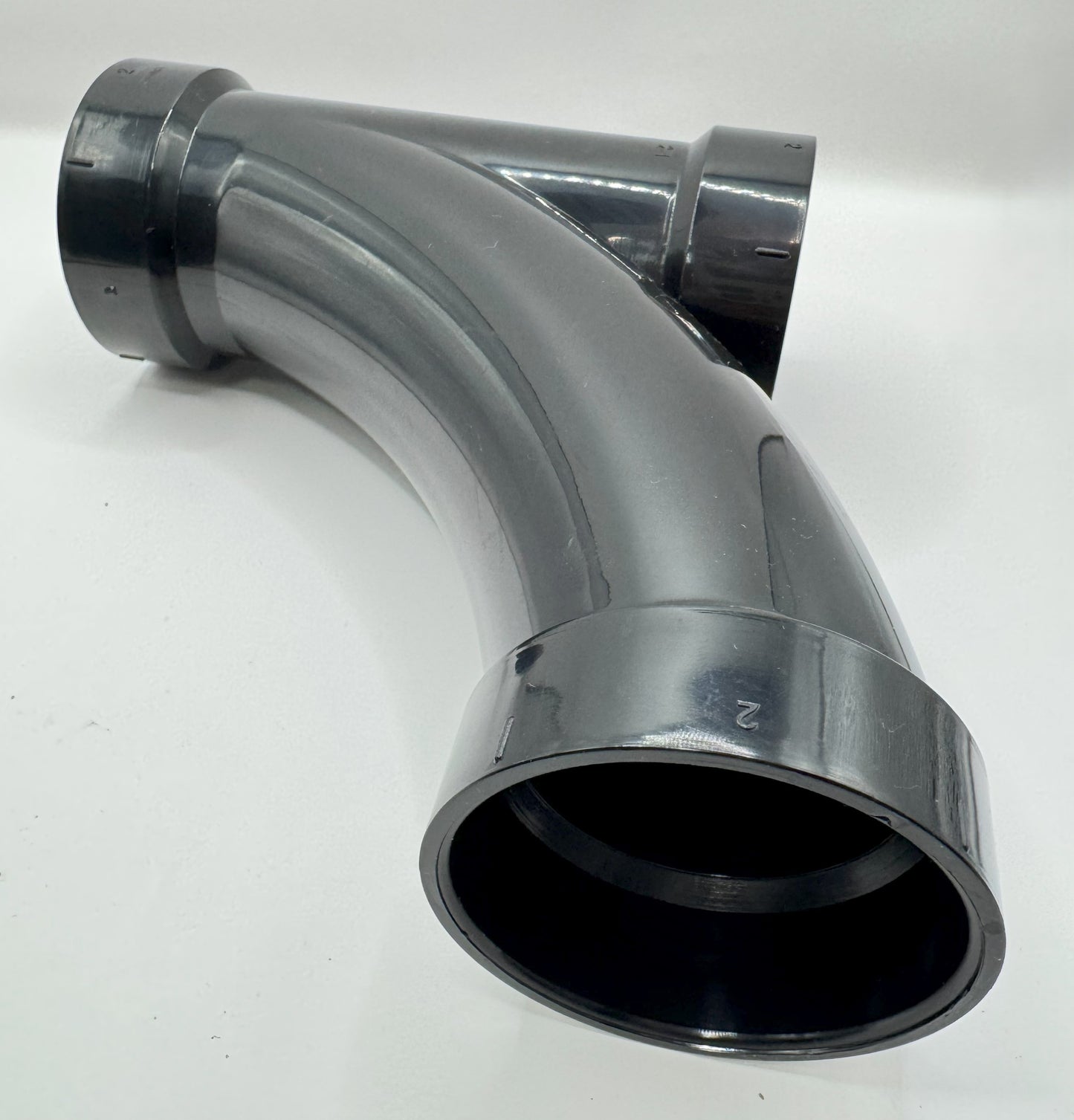 ABS DWV Combo Wye & 45° Elbow | 1-1/2" to 4"x4"x3" | Hub Fittings