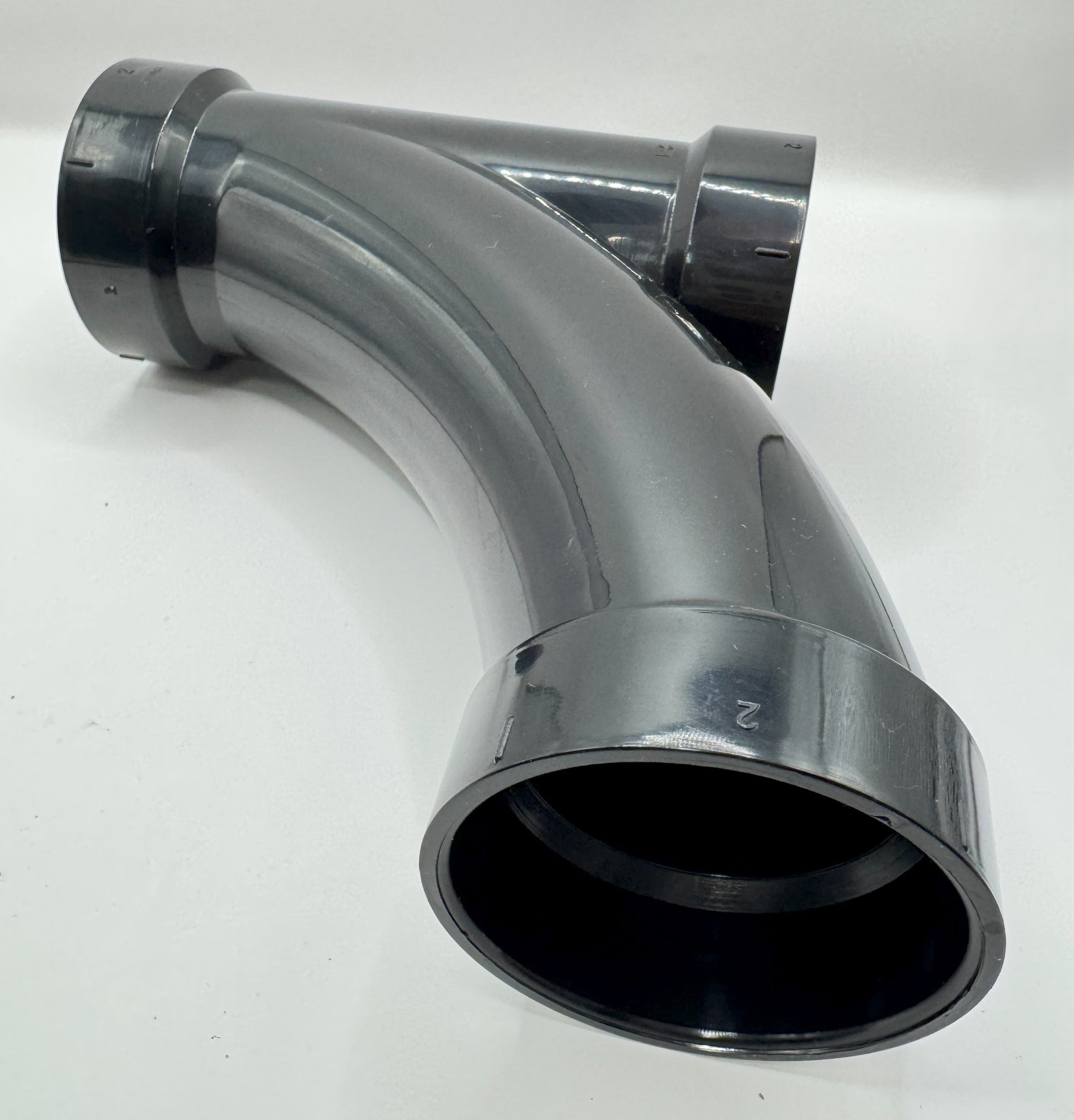 ABS DWV Combo Wye & 45° Elbow | 1-1/2" to 4"x4"x3" | Hub Fittings