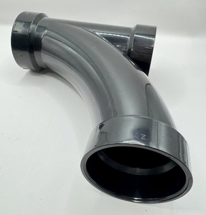 ABS DWV Combo Wye & 45° Elbow | 1-1/2" to 4"x4"x3" | Hub Fittings
