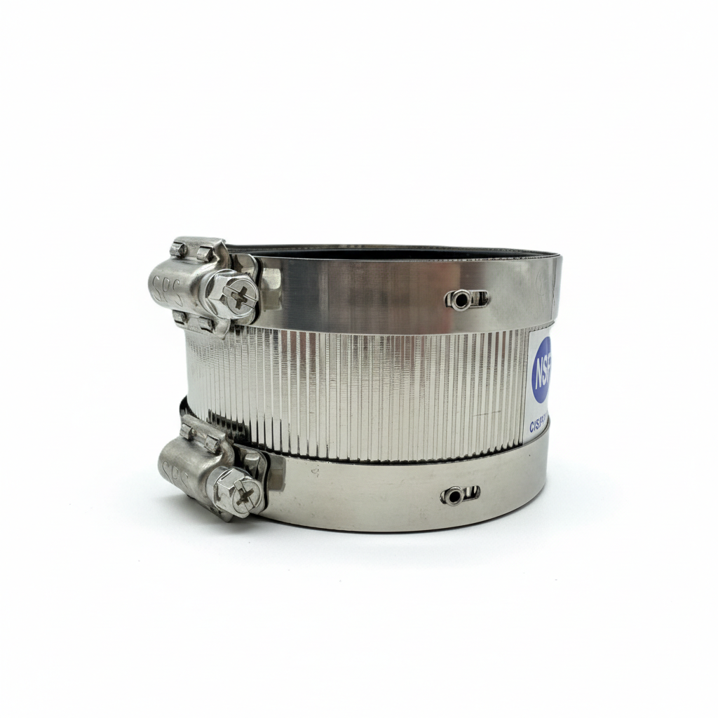 Heavy Duty No Hub Coupling Stainless Steel Plumbing Fitting- Magnum Plumbing Wholesale | UPC certified