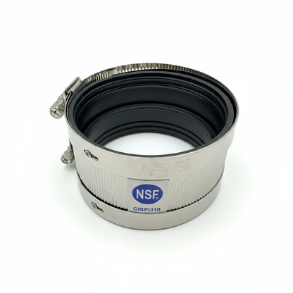 Stainless Steel No Hub Coupling Plumbing Pipe Connector- Magnum Plumbing Wholesale | UPC certified