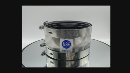 NSF No Hub Coupling, Available in 1 1/2", 2", 3", 4"